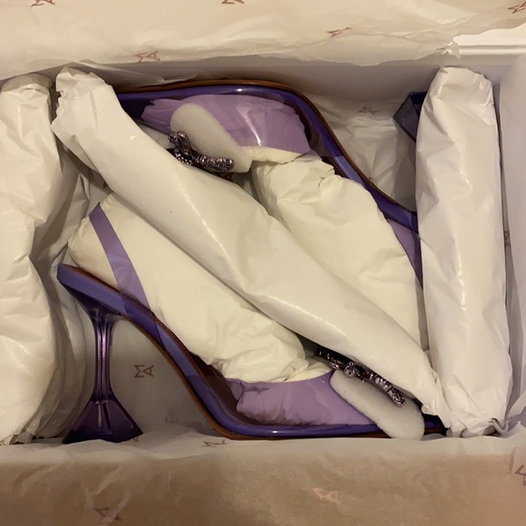 NEW Amina Muaddi Rosie Pumps - Picture 4 of 7